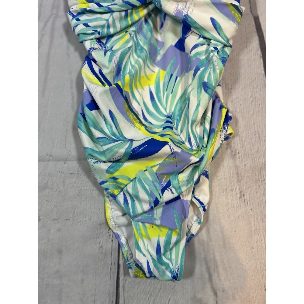 Tropical Floral One Piece Swimsuit Sonnet Shores Size 12 - Picture 4 of 9